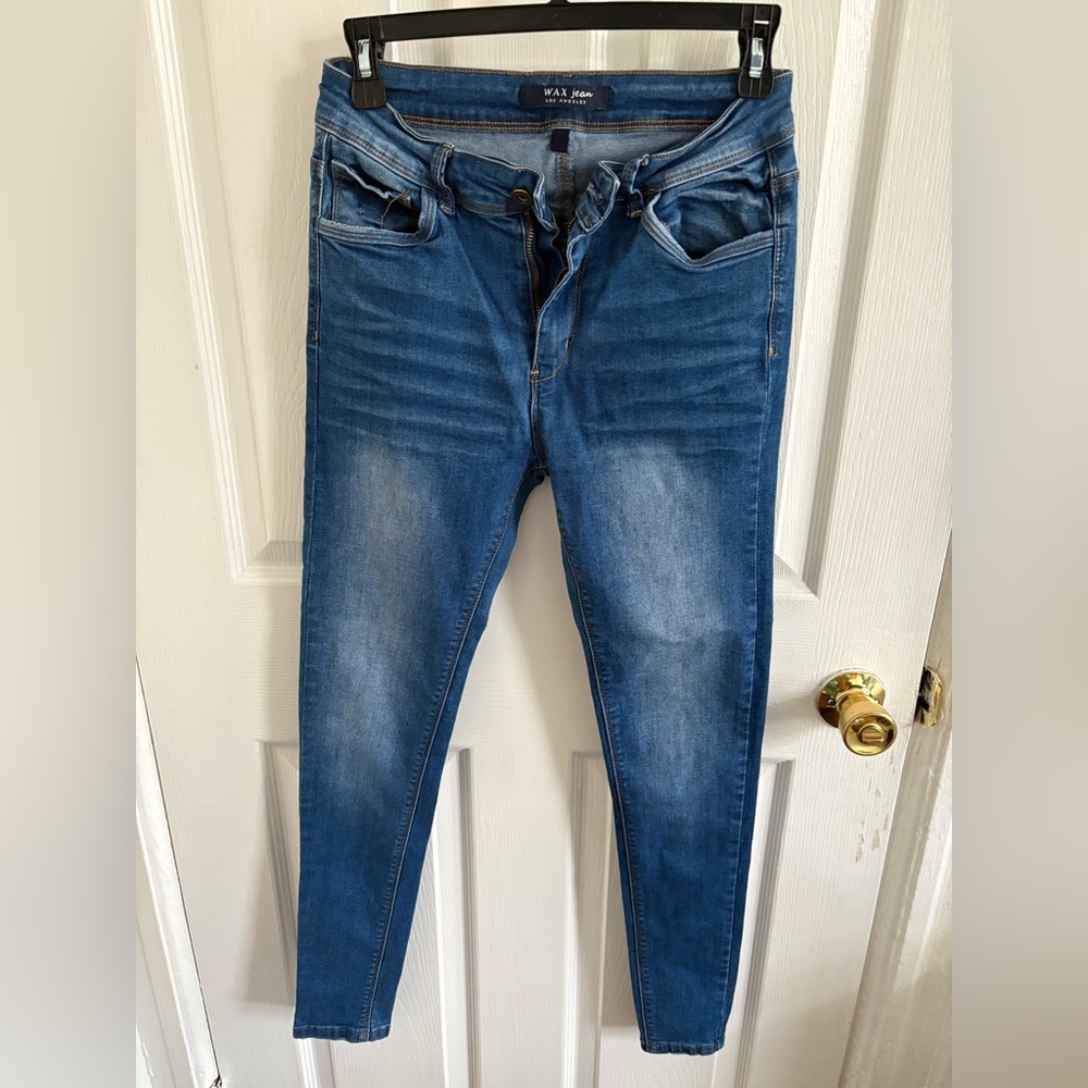 Wax Jean Blue Skinny Jeans